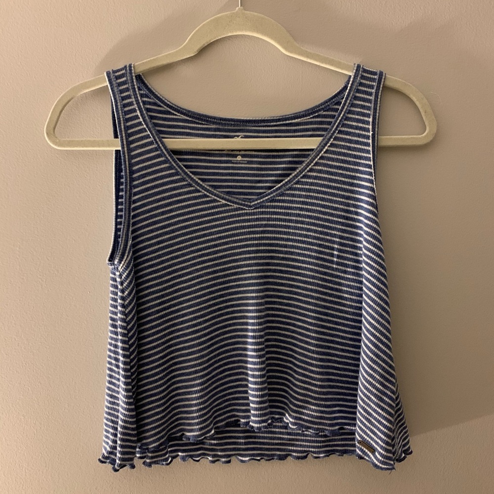 Cropped Hollister Striped Tank